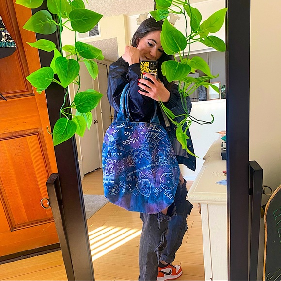 1/1 Fig & Viper x Up All Night x Dim Mak Jean Tote (+ signed Steve Aoki ticket) - Picture 4 of 13